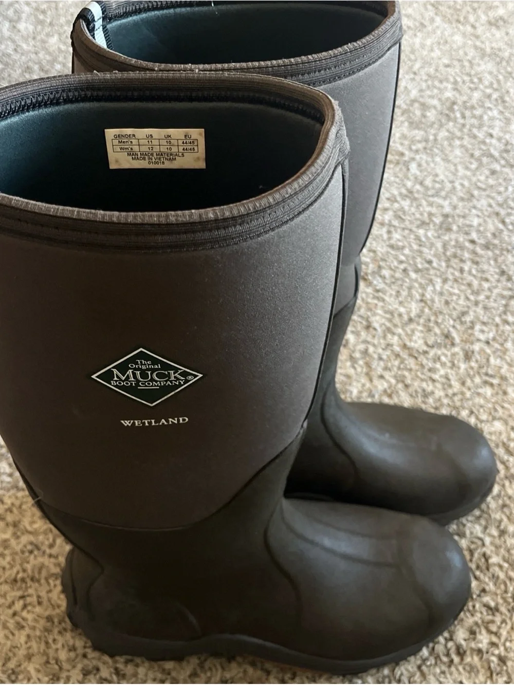 Wetland Men's Black Boots Muck Wetmore 11